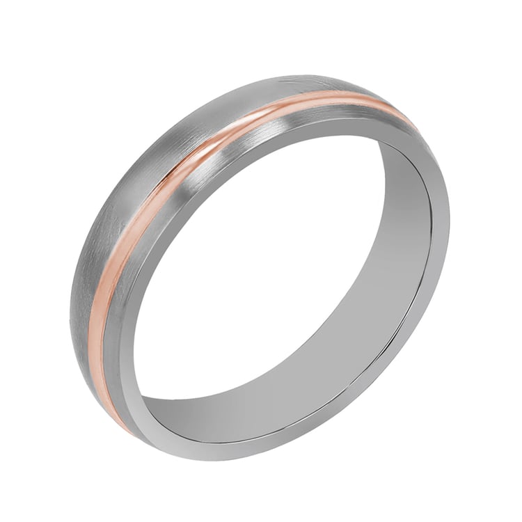 Snubné prstene z titánu a zlata Hunter 107420