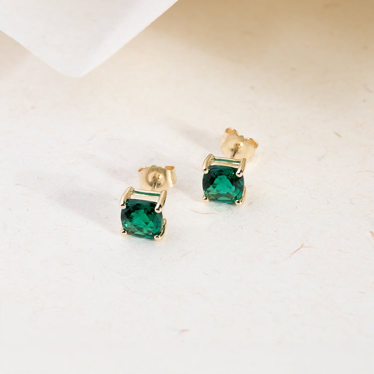 Smaragdové náušnice zo zlata Chelsyna 147317