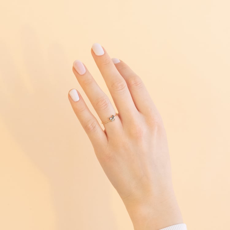 Salt and pepper prsteň v tvare motýľa Fraya 100968