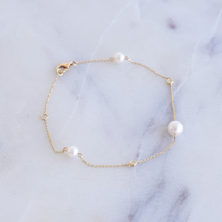 náramok s perlami 86947