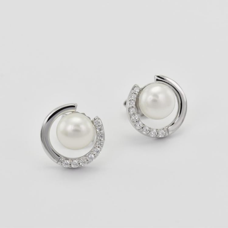 Náušnice ze stříbra 27475