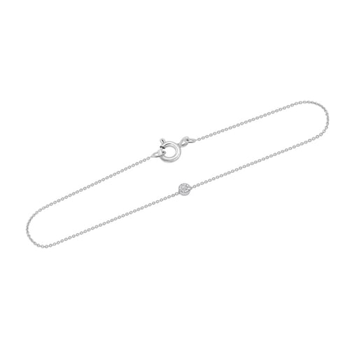 Zlatý minimalistický náramok s diamantom Lepio