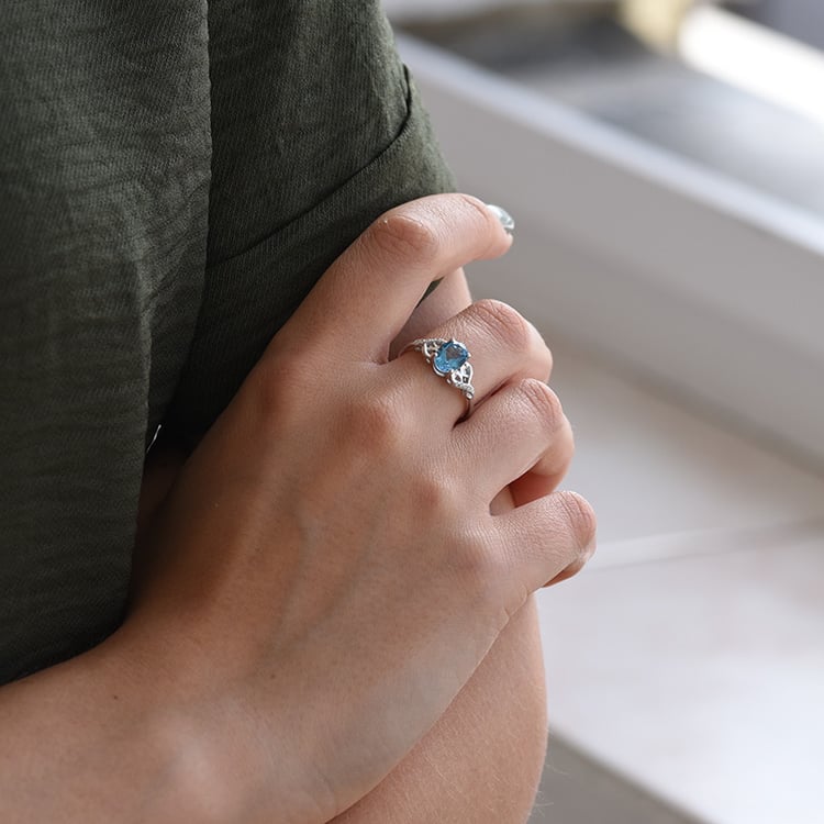 Topazový prsteň 66287