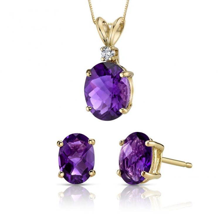Zlatá ametystová kolekcia
