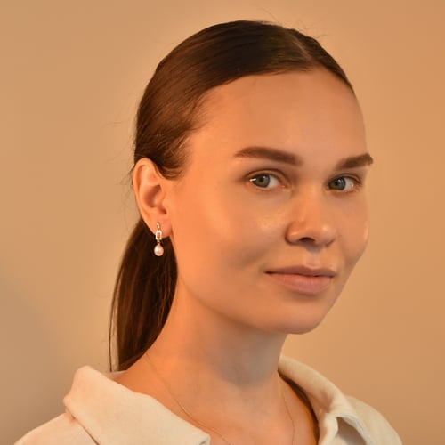 Perlové náušnice s diamantmi Elodia