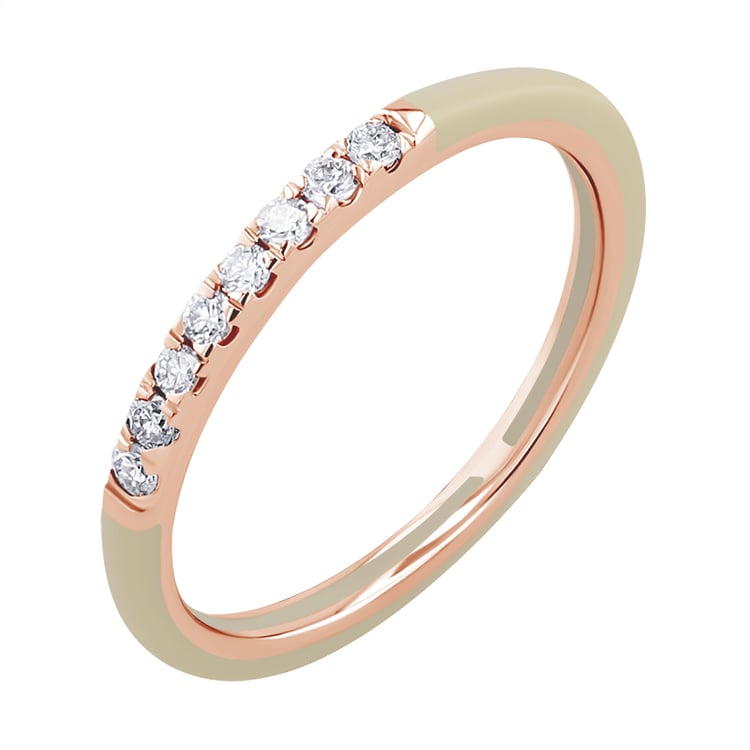 Keramický prsteň s diamantmi Velia