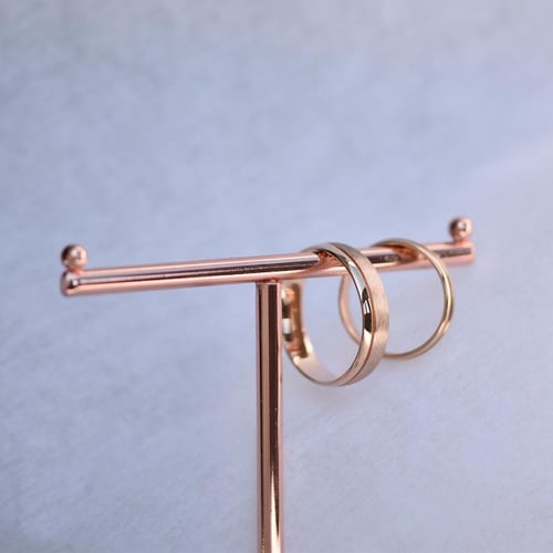 Zlaté svadobné prstene s diamantom Sari