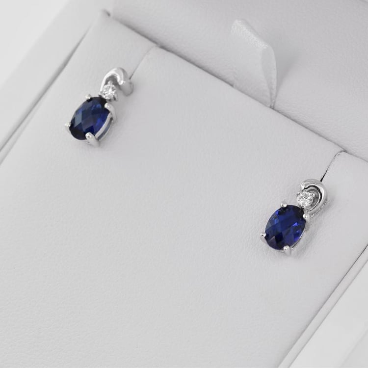 Zafírové náušnice 3971