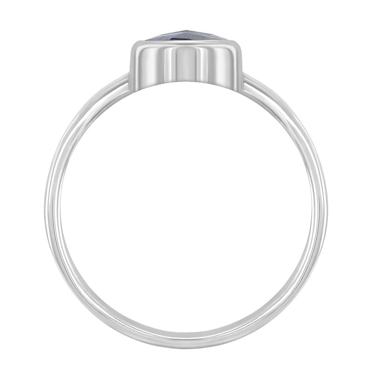 Zlatý prsteň se salt and pepper diamantom 74488