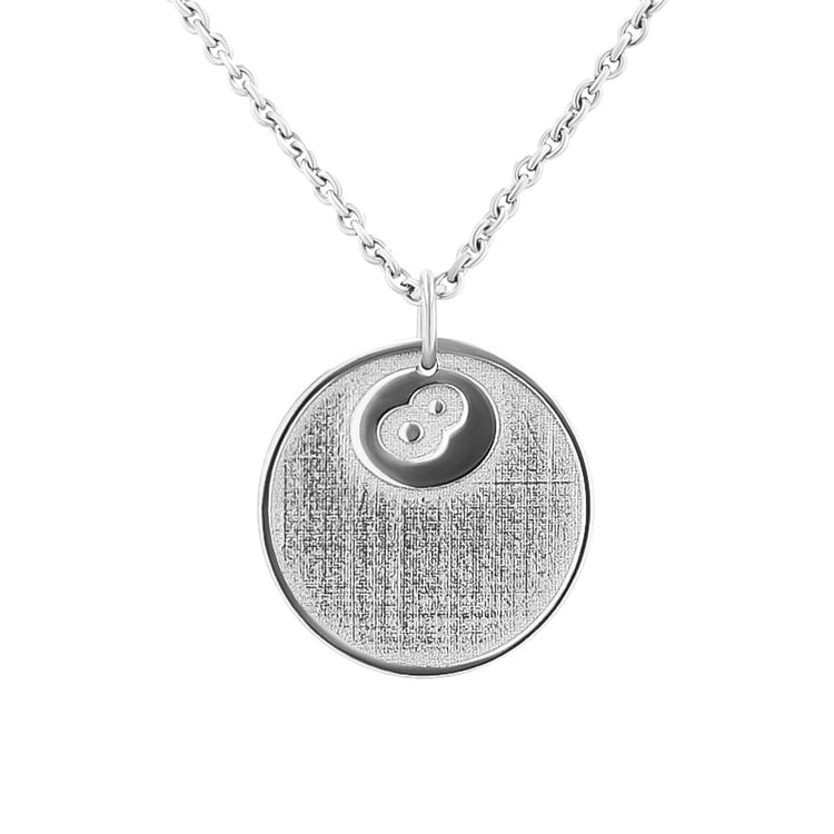 Strieborný prívesok lopta s gravírom vašej voľby Billiard 124136