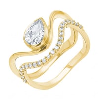 Originálny zásnubný set prsteňov s lab-grown diamantmi Judith