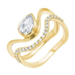 Originálny zásnubný set prsteňov s lab-grown diamantmi Judith