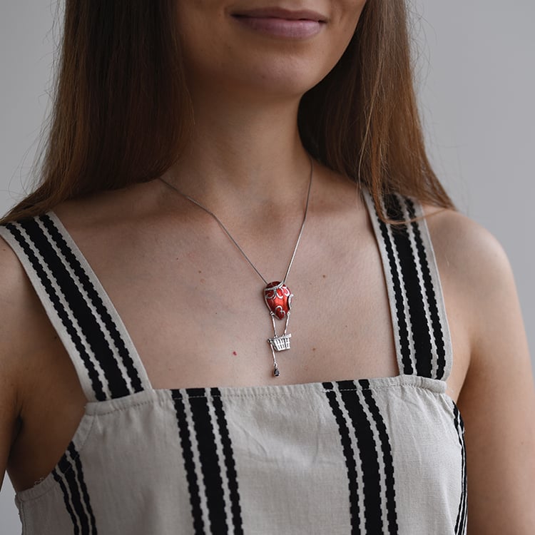 Stříbrný přívěsek 63855