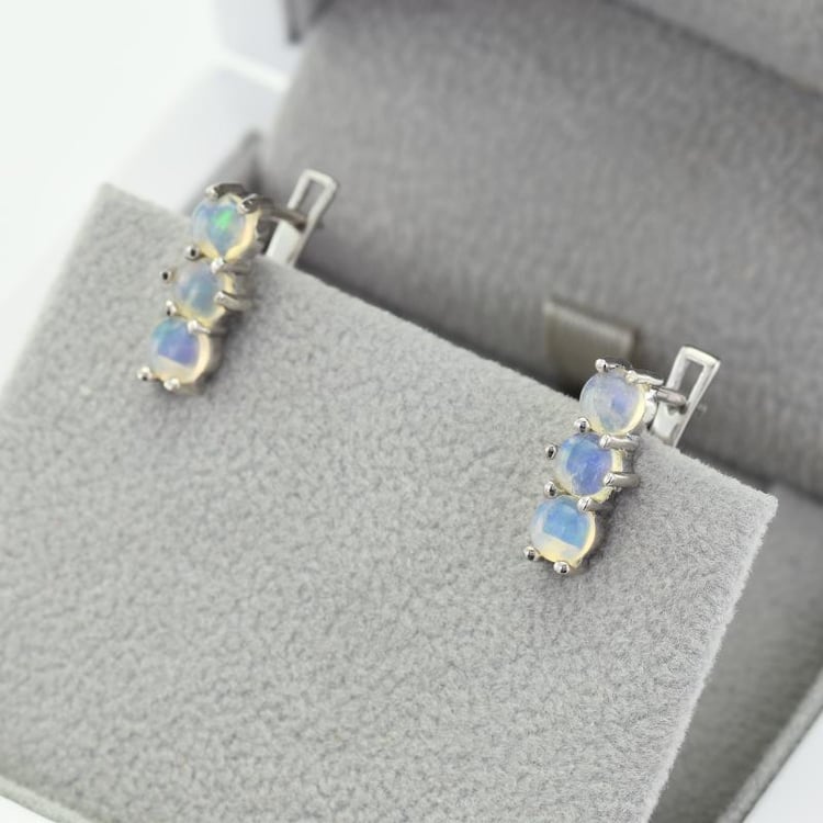 Náušnice s prírodnými opálmi 49154