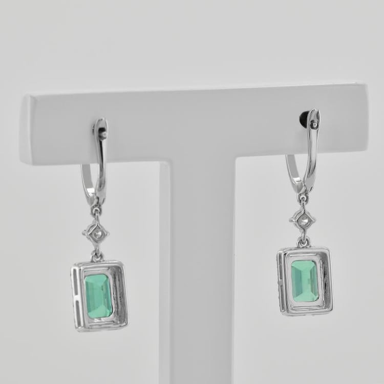 Náušnice so smaragdmi 16846