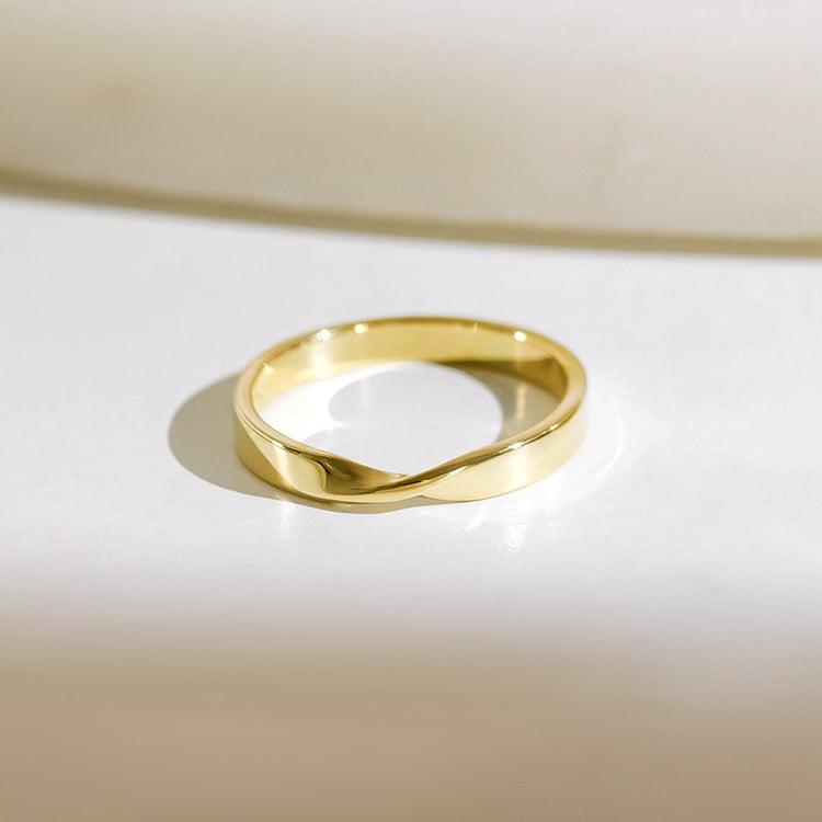 Zlaté prepletené svadobné obrúčky s diamantmi Rexanne 154439