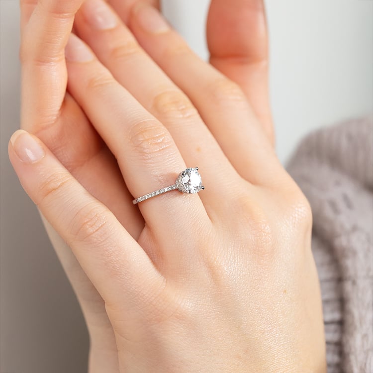 Zásnubný prsteň s lab-grown diamantmi Prisha 149655