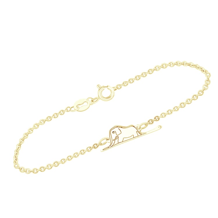 Náramok Malý princ so slonom a gravírom 121629