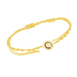 Povrázkový joga náramok so symbolom Enso