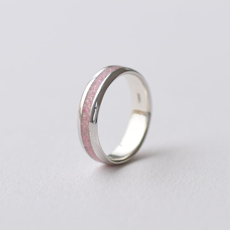 Svadobné obrúčky s opálovou výplňou 63335