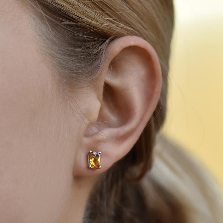 Náušnice s citrínmi 27500