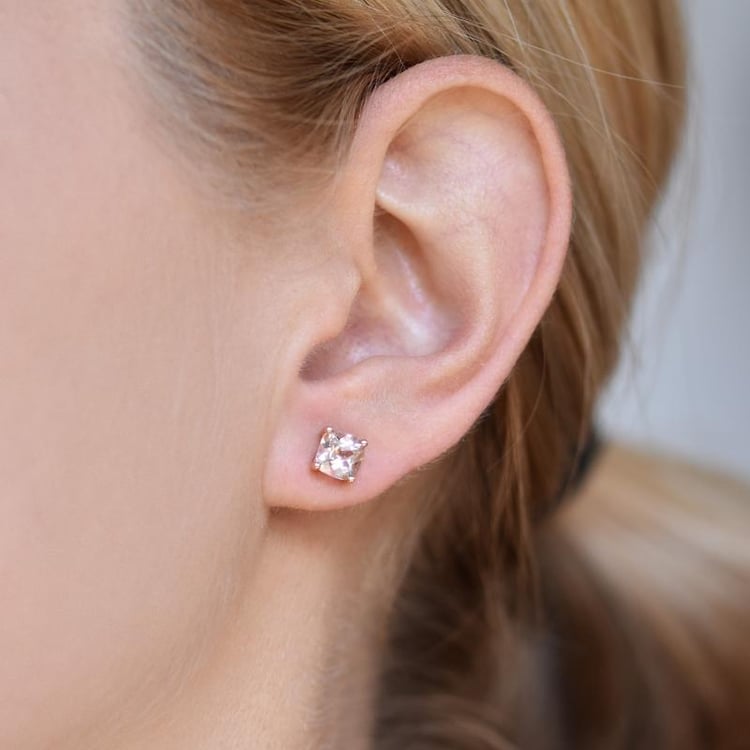 Náušnice s morganitmi 22544