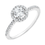 Zásnubné prstene s diamantmi </br>v halo štýle