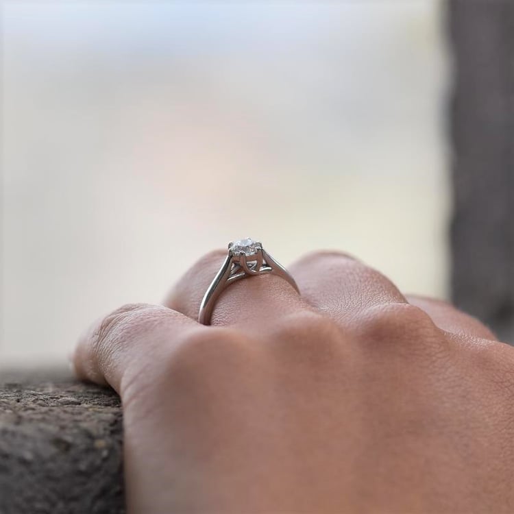 Diamantový zlatý prsteň 106411