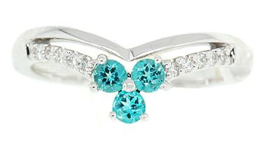 Prsteň s turmalínmi 