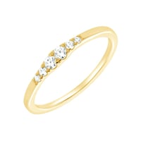 Minimalistický prsteň zo zlata s lab-grown diamantmi Ingvar