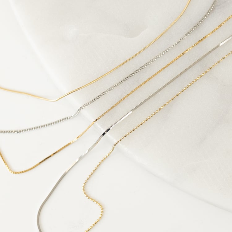 Panzer retiazka 45 cm z 14k zlata 136082