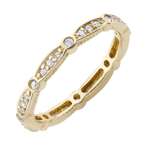 Nežný eternity prsteň s lab-grown diamantmi Frost