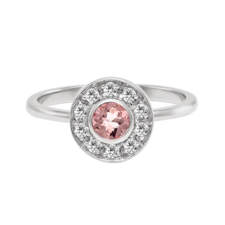 Bielé zlato s morganitom 27459