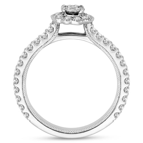 Halo zásnubný prsteň s lab-grown diamantmi Alonna