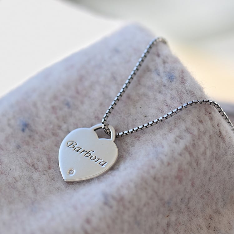 Prívesok v tvare srdca 61246