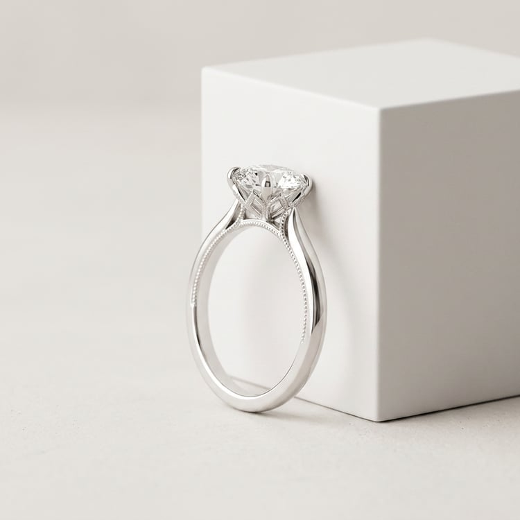 Zásnubný prsteňs 0.5ct IGI certifikovaným lab-grown diamantmi Verune 170109