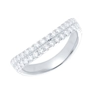 Half eternity zlatý prsteň s lab-grown diamantmi Vilgot