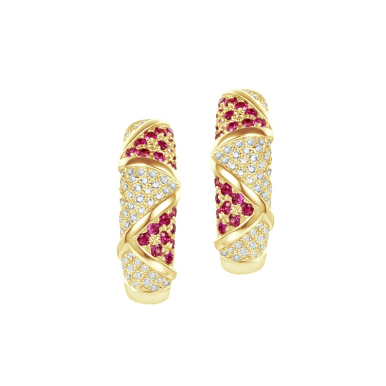 Zlaté náušnice 82469