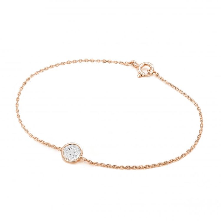 Minimalistický náramok s moissanitom Rollie 105094