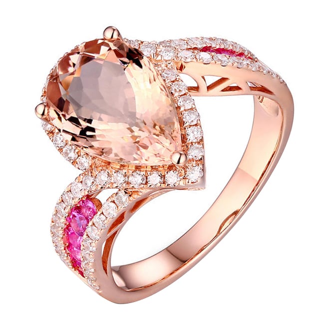 Zlatý prsteň plný drahokamov Avives