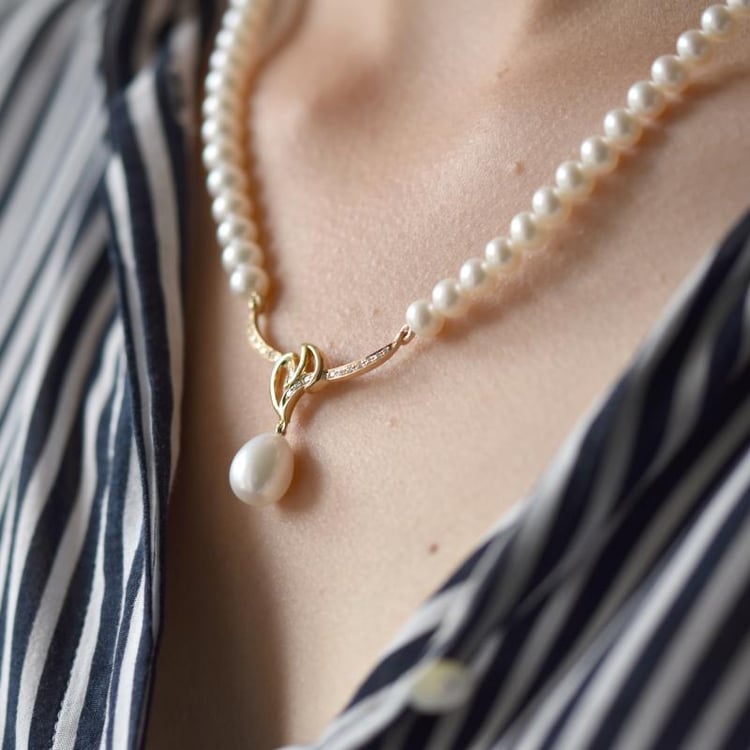 Náhrdelník s perlami 10847