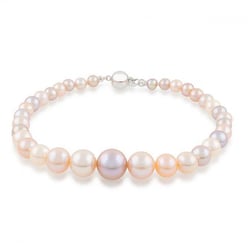 Zlatý náramok z viacfarebných perál Leila