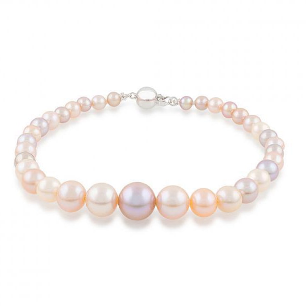 Zlatý náramok z viacfarebných perál Chiara