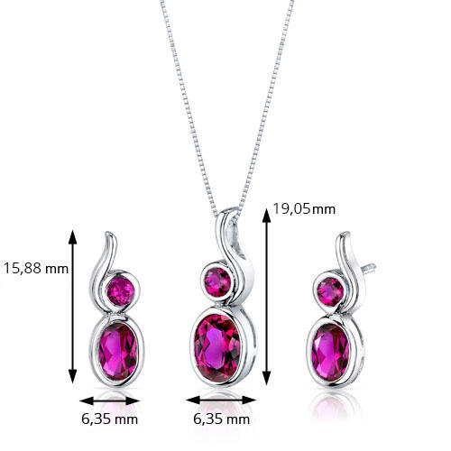 Rubínová strieborná kolekcia 1813