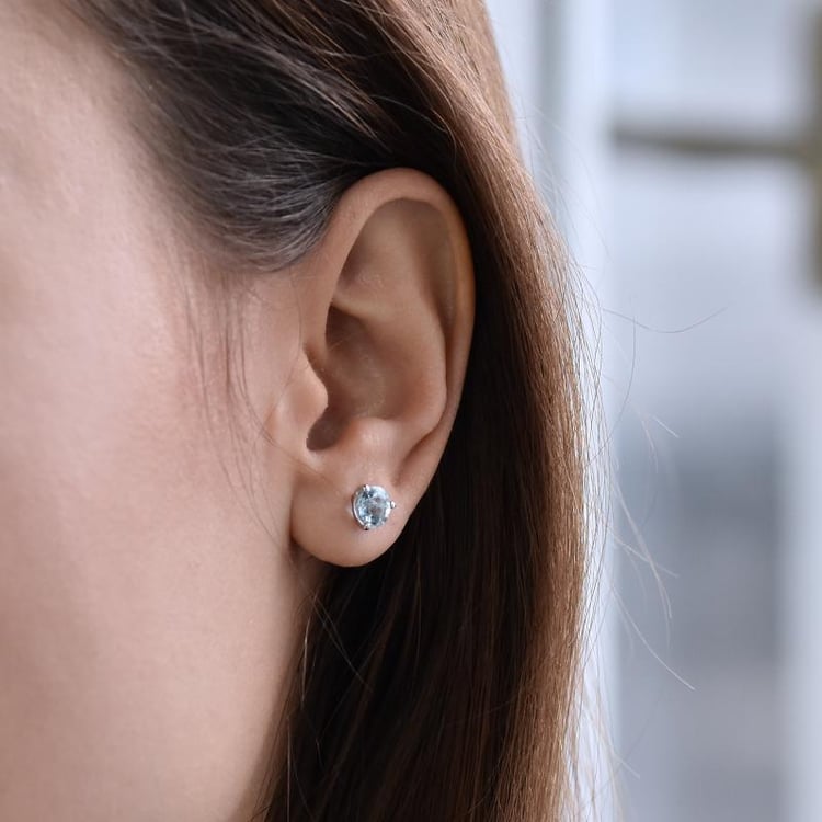 Náušnice z bieleho zlata 39136